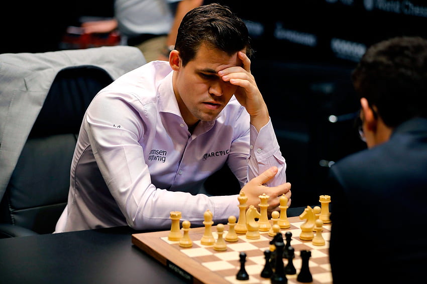 Magnus Carlsen venceu o campeonato mundial de xadrez novamente, mas algo mudou. O Nova-iorquino papel de parede HD