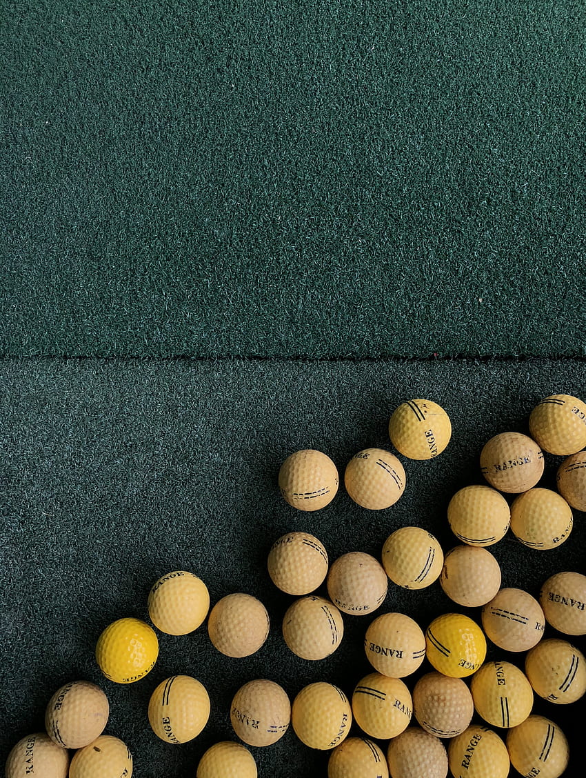 Sports, Golf, Balls, Lawn HD phone wallpaper