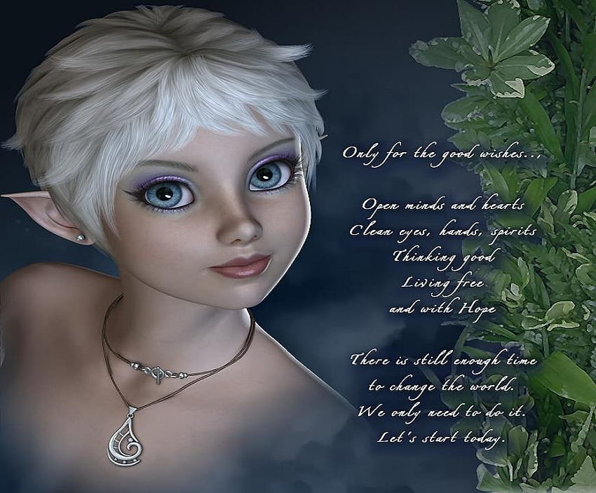 Pixie wisdom, fairy, words, pixie, beautiful, jewelry HD wallpaper