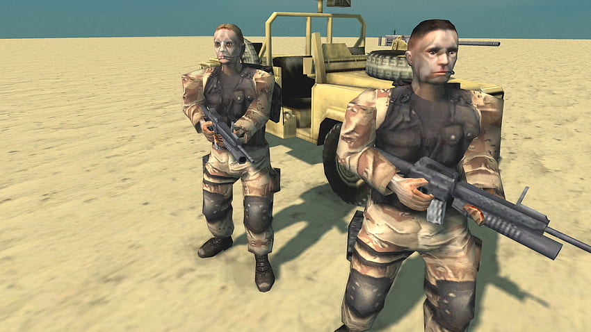 ABD özel kuvvetleri - Ravenfield için Conflict: Desert Storm II Remastered modu HD duvar kağıdı