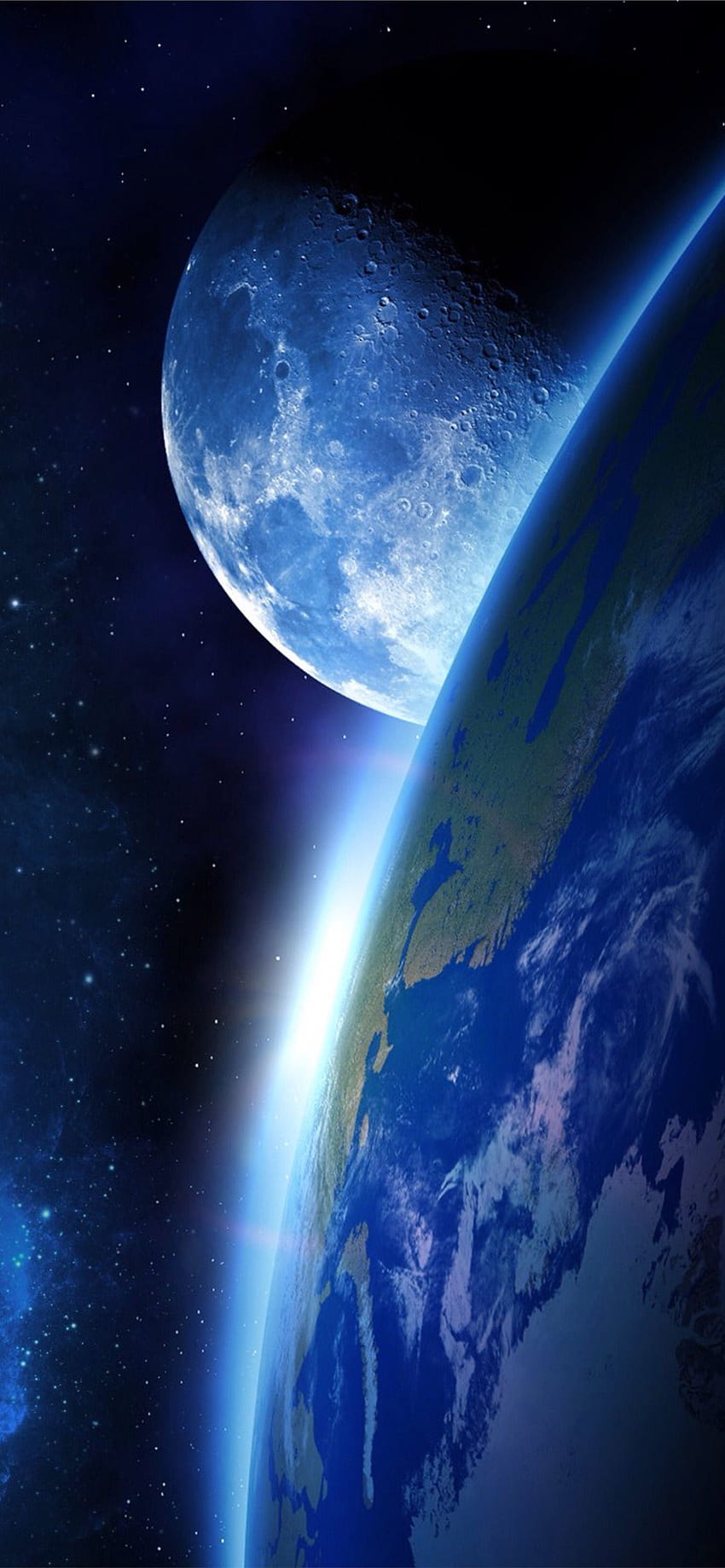 Meilleur iPhone de la Terre depuis l'espace, Earth Mobile Fond d'écran de téléphone HD