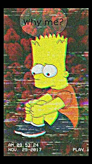 Bart Simpson Sad Edit Wallpapers on WallpaperDog