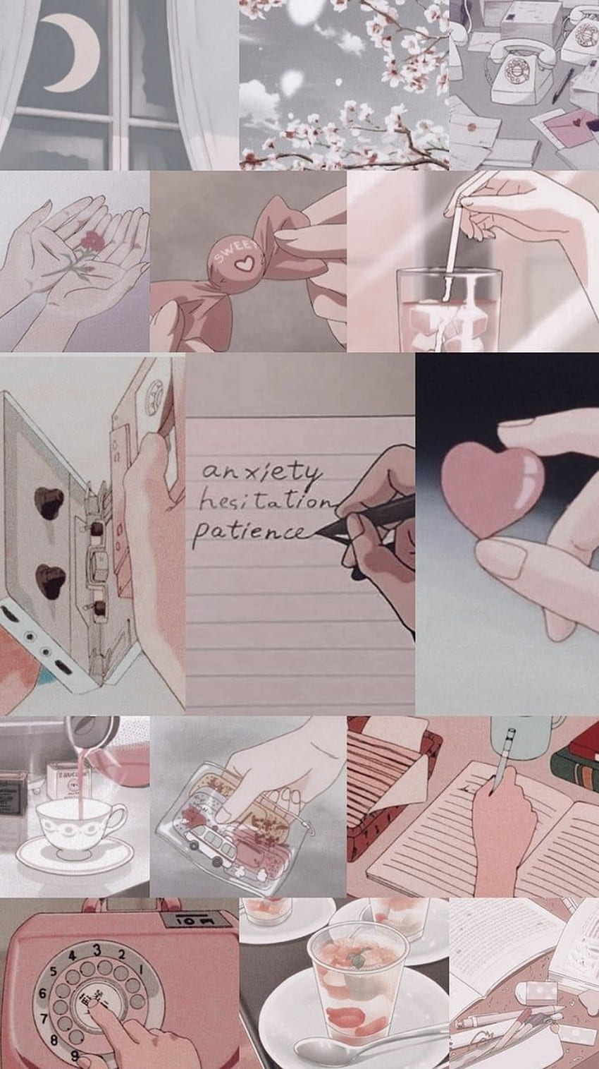 美的アニメ レトロ、ヴィンテージアニメ美学 HD電話の壁紙