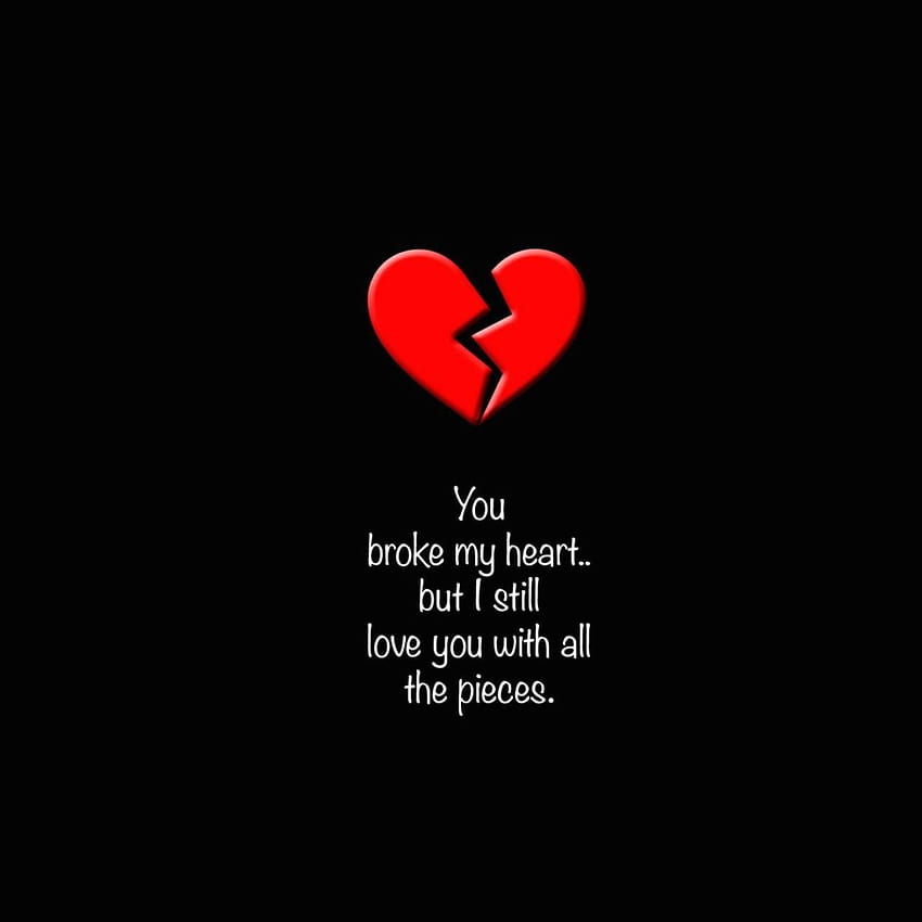 Collection : Top 35 sad love broken heart ( ), Brocken HD phone wallpaper