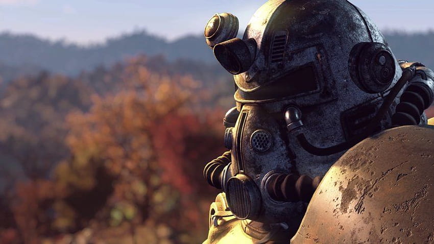 Силова броня Fallout 76 T 51, Силова броня Fallout 4 HD тапет