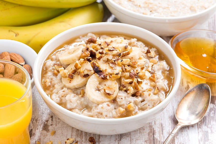 Oatmeal and Background , Porridge HD wallpaper