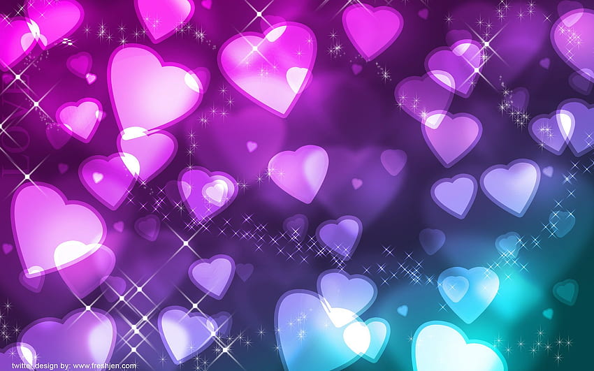 Heart Background For, Cute Heart HD wallpaper