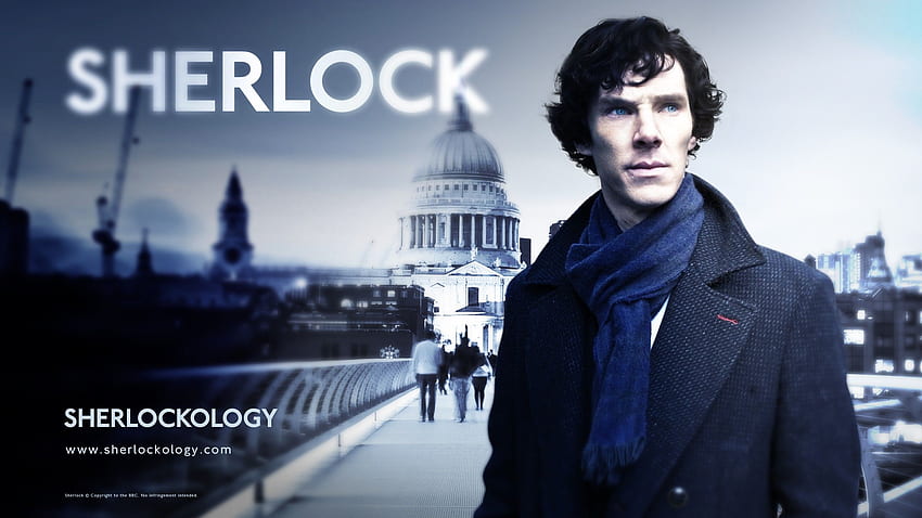 Serie de televisión Sherlock Holmes Benedict Cumberbatch Sherlock BBC. fondo de pantalla