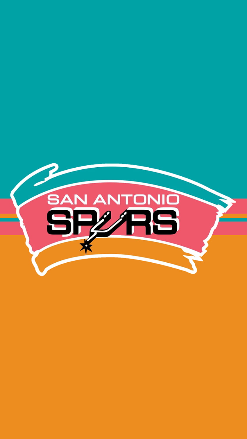 San Antonio Spurs ancien, logo des Spurs Fond d'écran de téléphone HD