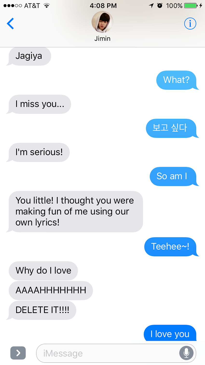 Jimin Text Message Imagine Part 1 Fake Text Message  Jimin Love Text HD  phone wallpaper  Pxfuel