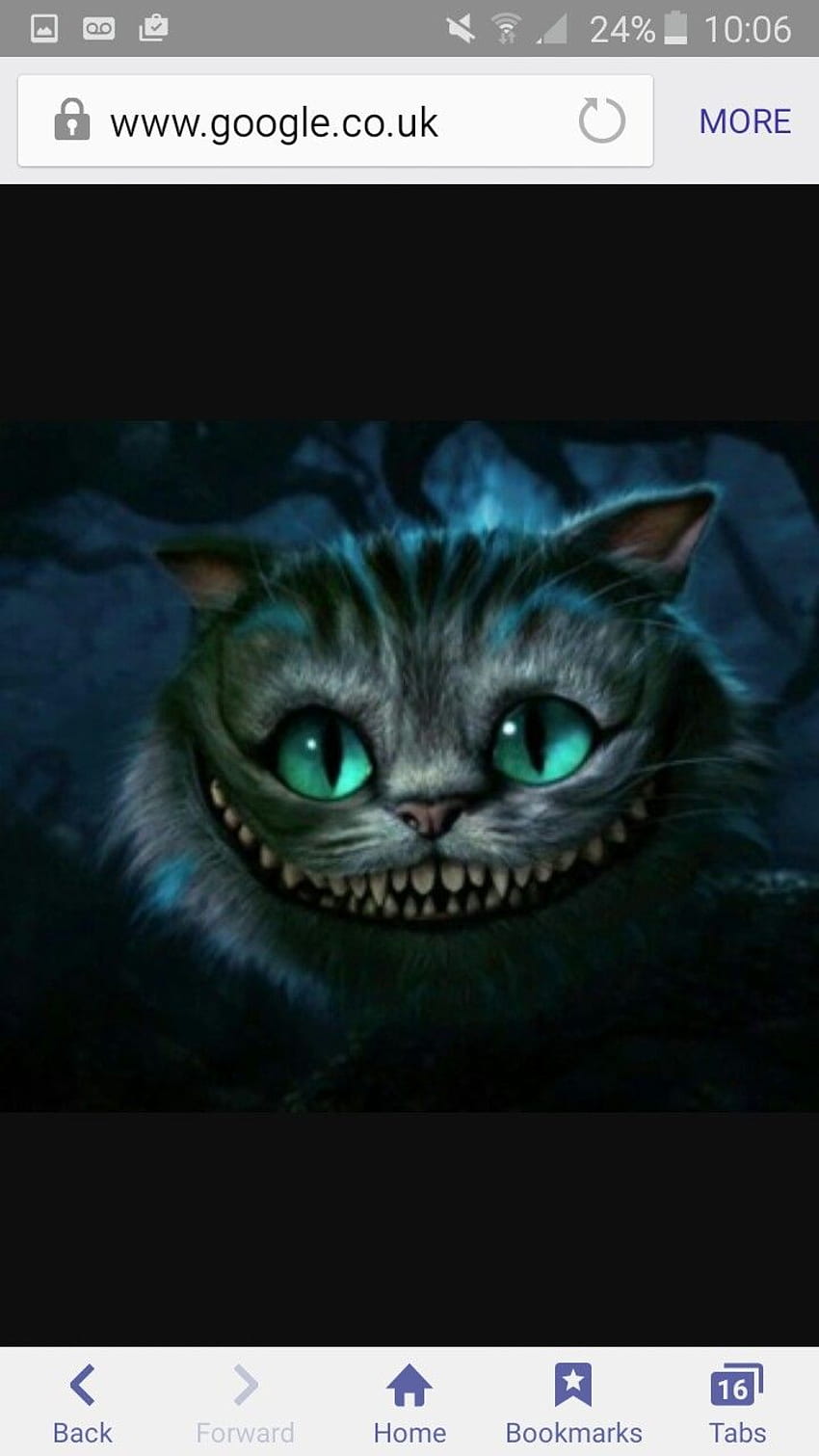 계속 웃으세요. 체셔 고양이 문신, 고양이 문신, 이상한 나라의 앨리스 HD 전화 배경 화면