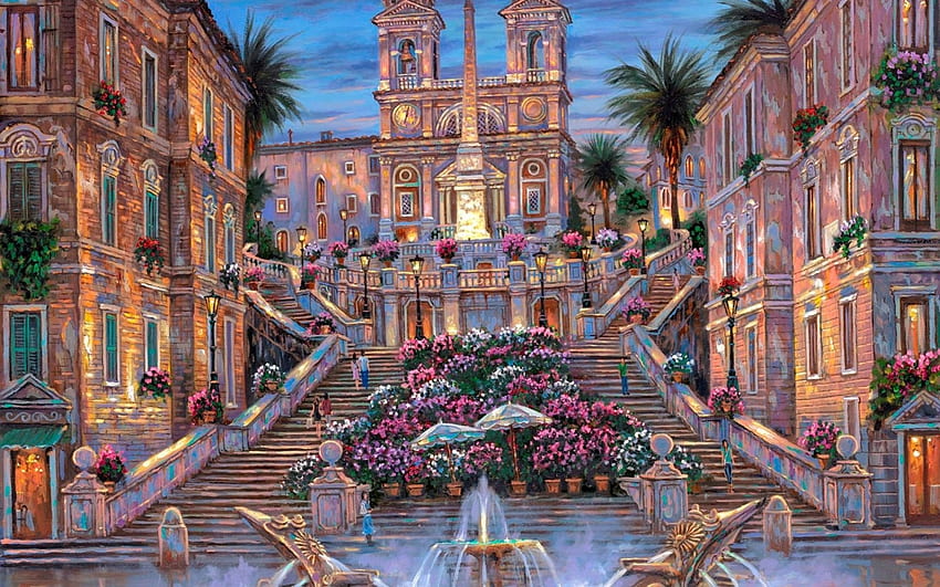 Rom, Italien, Kunst, Malerei HD-Hintergrundbild