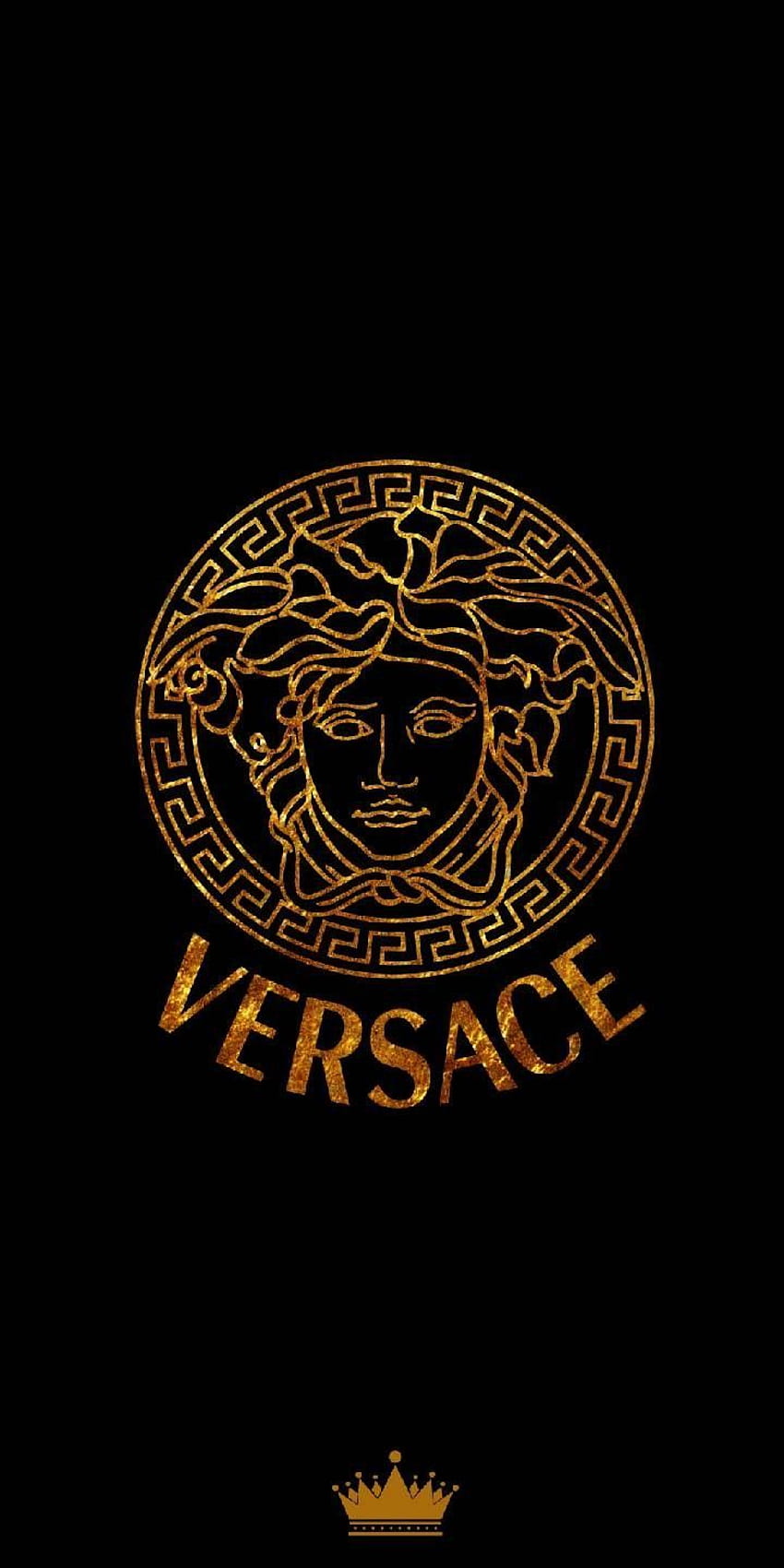 Versace Gold, Versace Medusa HD phone wallpaper