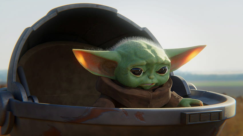 Star Wars Baby Yoda, Chibi Baby Yoda HD wallpaper