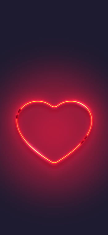 Neon Red Lights Love Heart Tunnel Tik Tok Trend Backgrounds Loop 1 hour ...