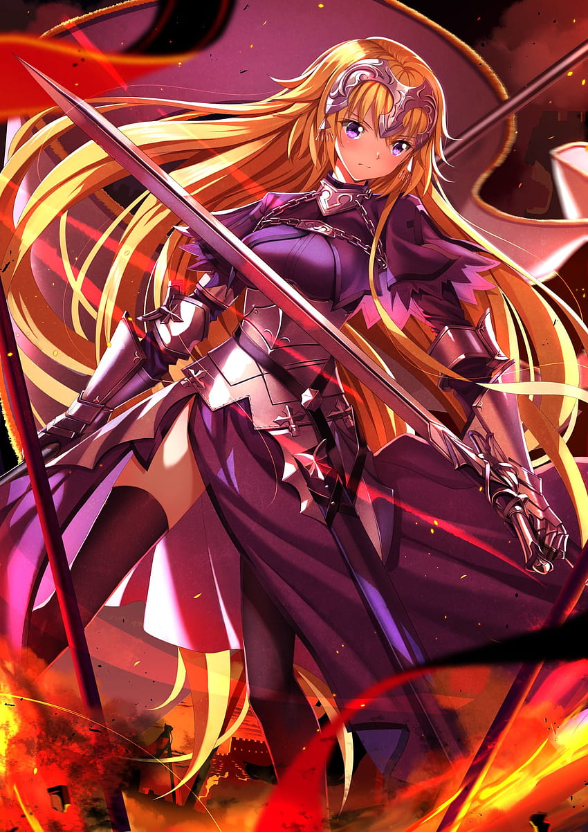 Joan Of Arc (Fate Apocrypha) Mobile HD phone wallpaper