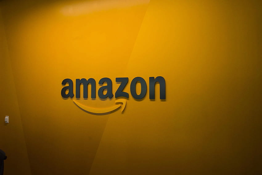 Amazon Music: czy bezstratne przesyłanie strumieniowe pomoże zwalczyć Spotify, logo Amazon Tapeta HD