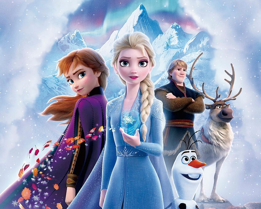 Die Eiskönigin 2, Prinzessinnenschwestern, Film, 2019 HD-Hintergrundbild