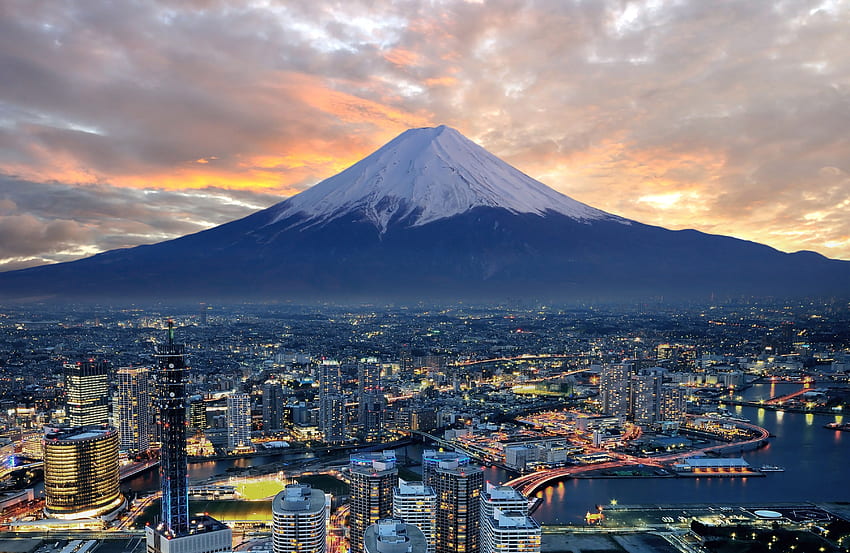 Big In Japan – Mount Fuji, Views of Mt. Fuji HD wallpaper
