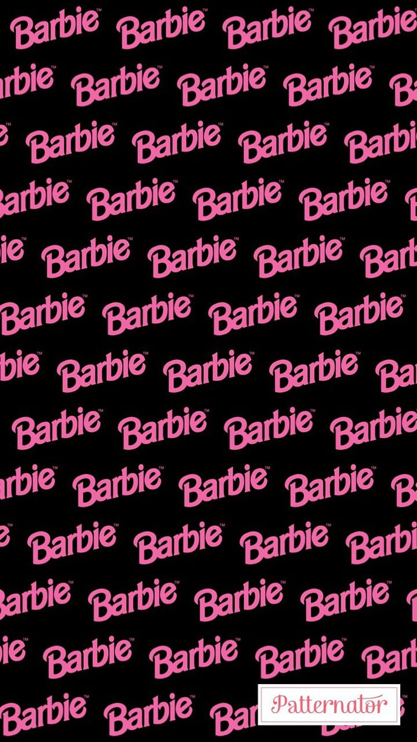 Różowa inspiracja › - Barbie Logo iPhone,, Barbie Aesthetic Tapeta na telefon HD