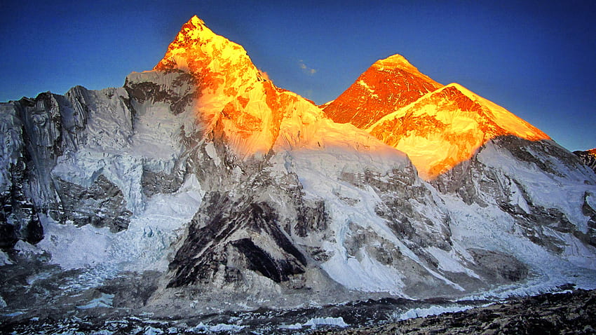 Mount Everest Background HD wallpaper