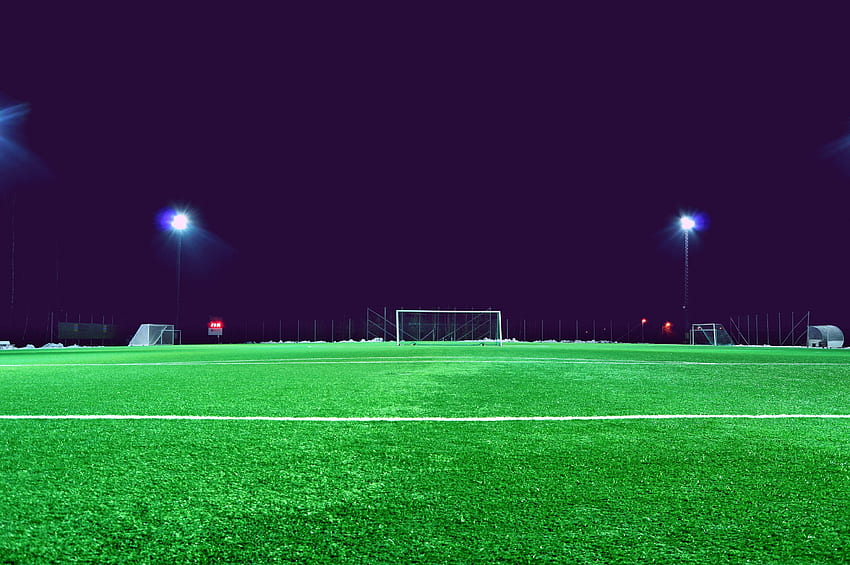 esportes, gramado, campo de futebol, portão, gol papel de parede HD