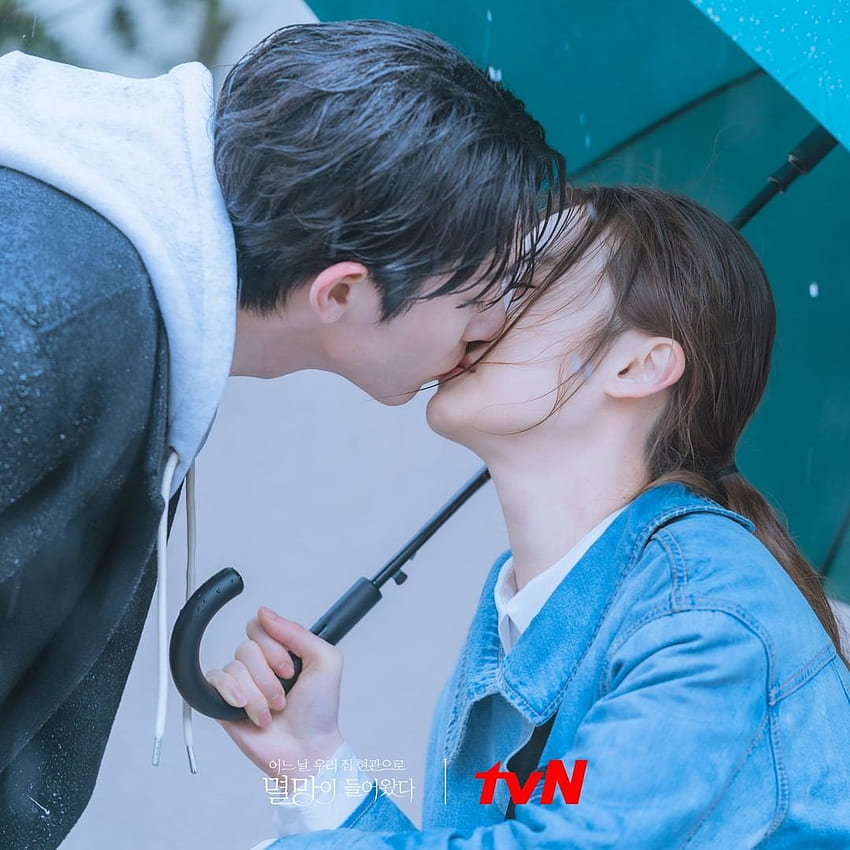 Lee Soo Hyuk and Shin Do Hyun Share Their First Kiss in 'Doom at Your Service' New Stills HD phone wallpaper