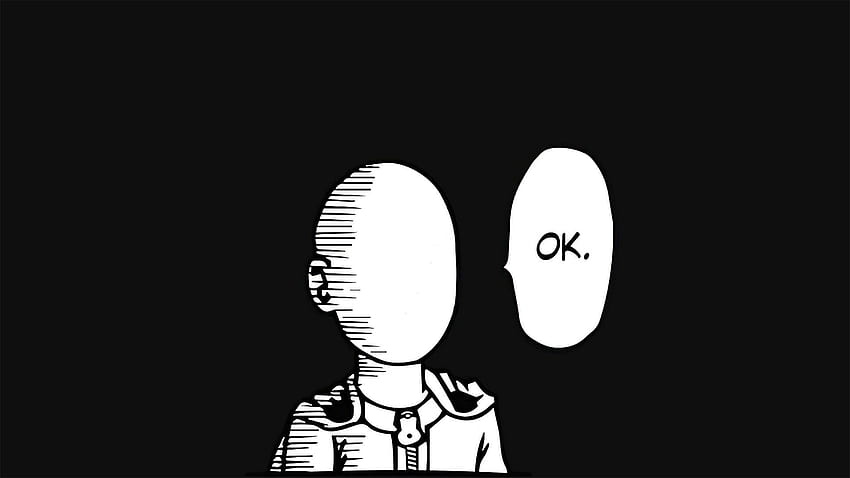 Minimalistischer Anime-Hintergrund, minimalistischer schwarzer Anime HD-Hintergrundbild