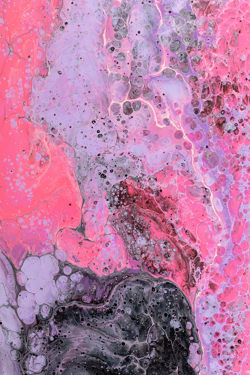 Abstract, Bubbles, Divorces, Multicolored, Motley, Texture, Liquid HD phone wallpaper