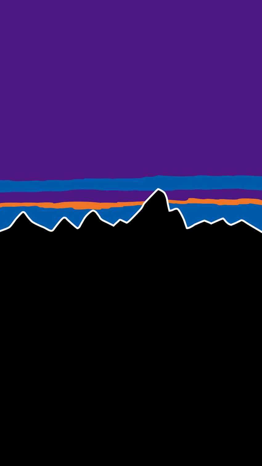 Logotipo de la Patagonia iPhone fondo de pantalla del teléfono