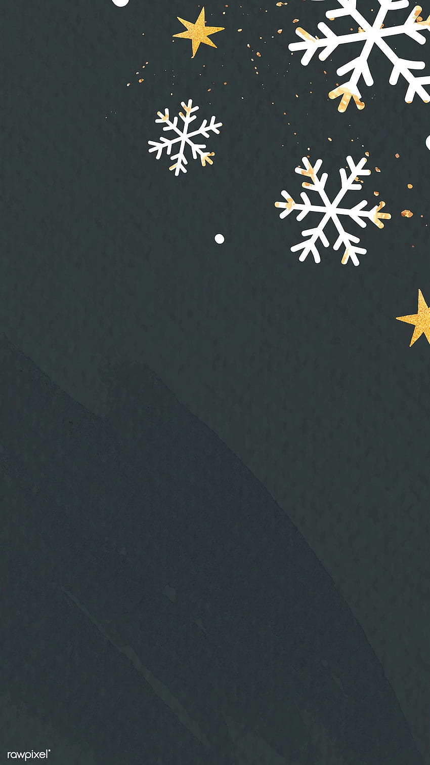 Premium-Vektor von weißen Schneeflocken auf schwarzem Hintergrundvektor. Nettes Weihnachten, Schneeflocken, weiße Schneeflocke HD-Handy-Hintergrundbild