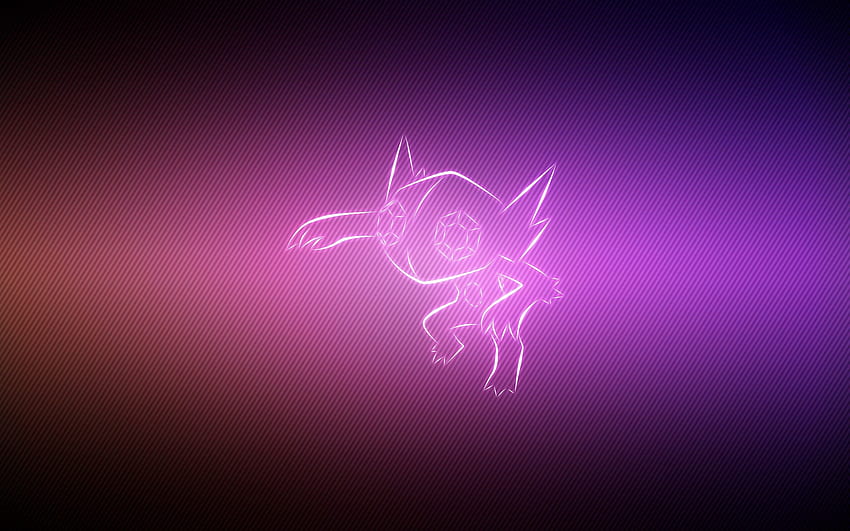 Background, Lilac, Vector, Pokemon, Pokémon, Sableye HD wallpaper