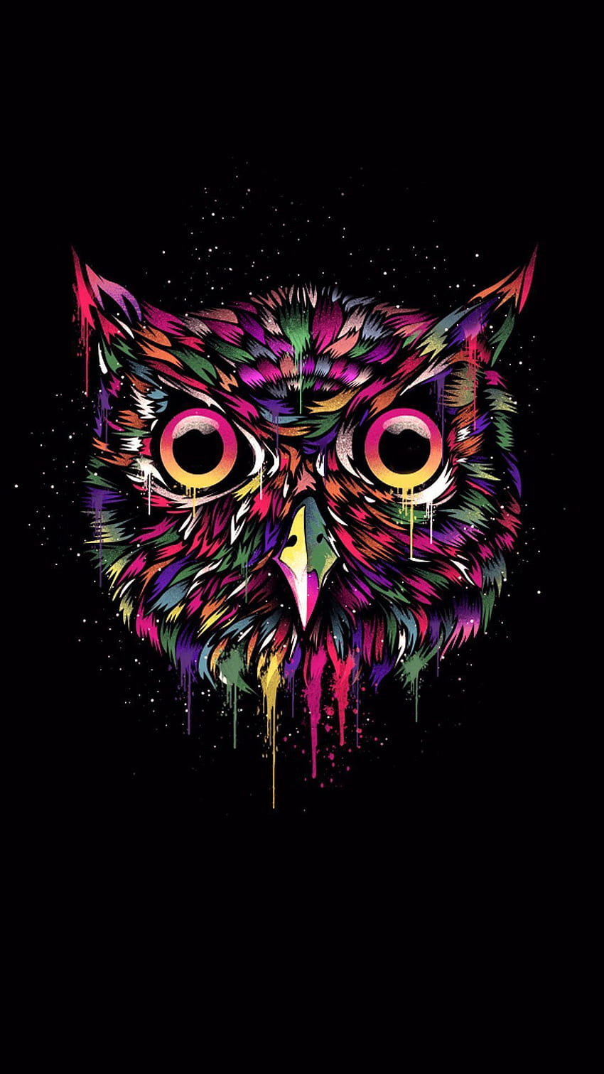 Owl wallpaper Sn0wFl4ke - Illustrations ART street