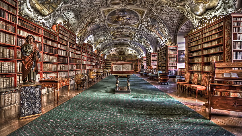Library, Cool Library HD wallpaper