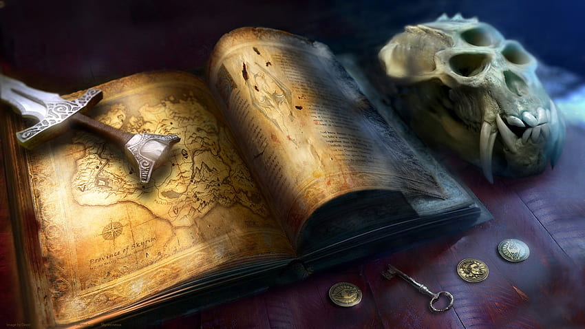 Elder Scrolls V: Skyrim และพื้นหลัง , Skyrim Mage วอลล์เปเปอร์ HD