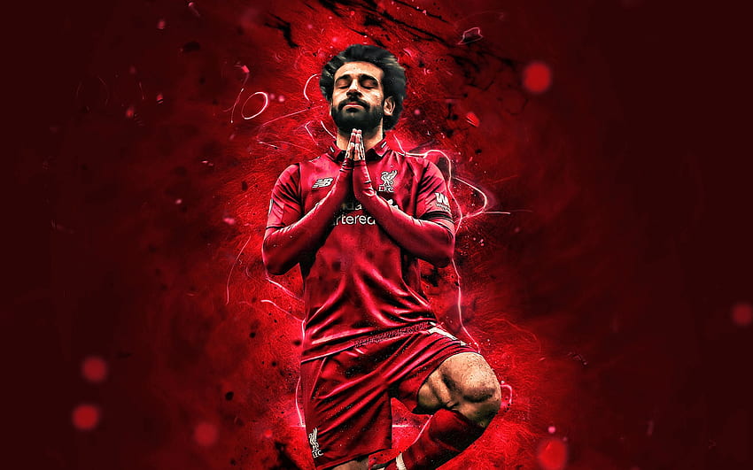 Mohamed Salah, joy, LFC, personal HD wallpaper