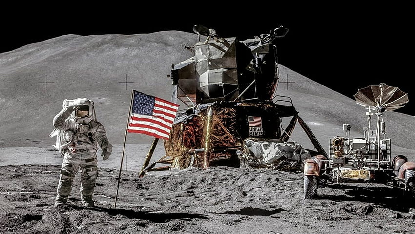Apollo 15 : Remastered show details of mission to moon, Apollo Astronaut HD wallpaper