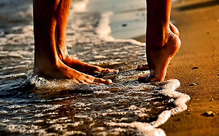 Couple Love Beach Romance . Barefoot Yacht, Romantic HD wallpaper