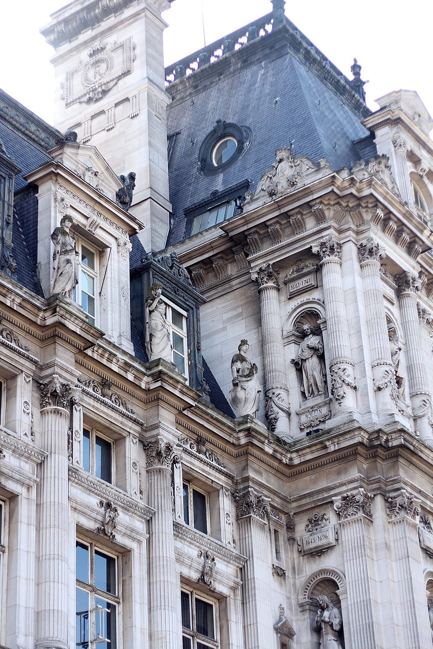 Città francese, architettura francese Sfondo del telefono HD