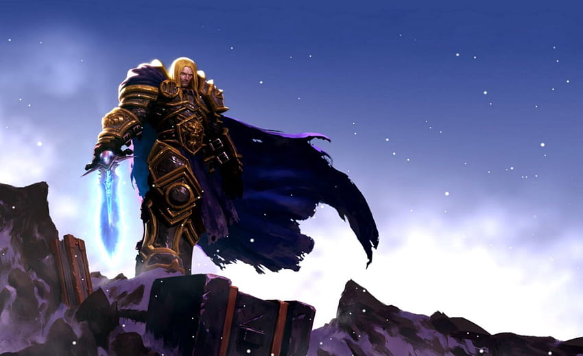 Dreamy Fantasy Arthas Frostmourne Warcraft Iii Artwrok Video, Paladin HD wallpaper
