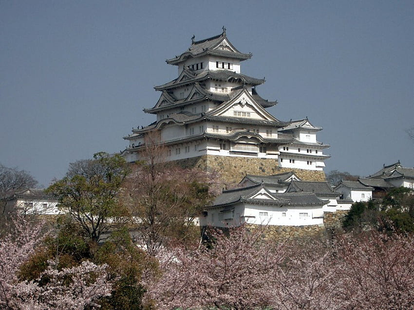 Castle Himeji, kaleler, asya, seyahat, japonya HD duvar kağıdı