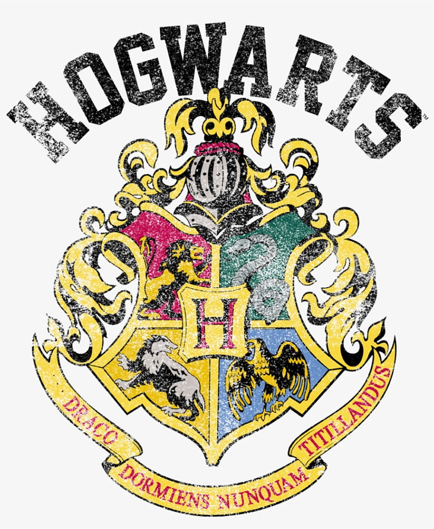 Sylwetka herbu Hogwartu, clip art, clip art w bibliotece clipart, Harry Potter Gryffindor logo Tapeta na telefon HD