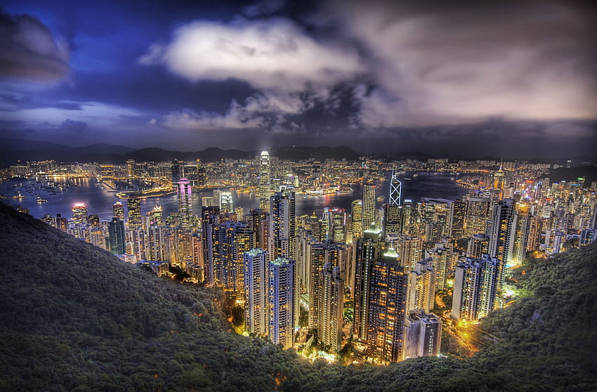Hong Kong and Background, Hong Kong Skyline HD wallpaper | Pxfuel
