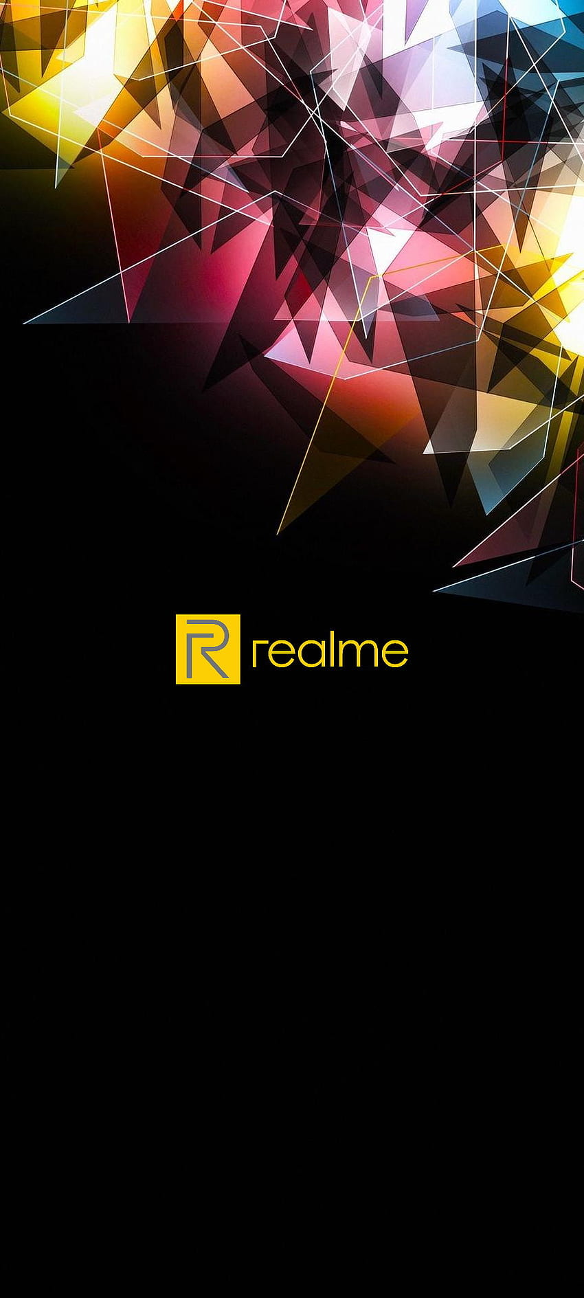 Realme 라인, 판탈라, 컬러, 로고, 폰도스 HD 전화 배경 화면