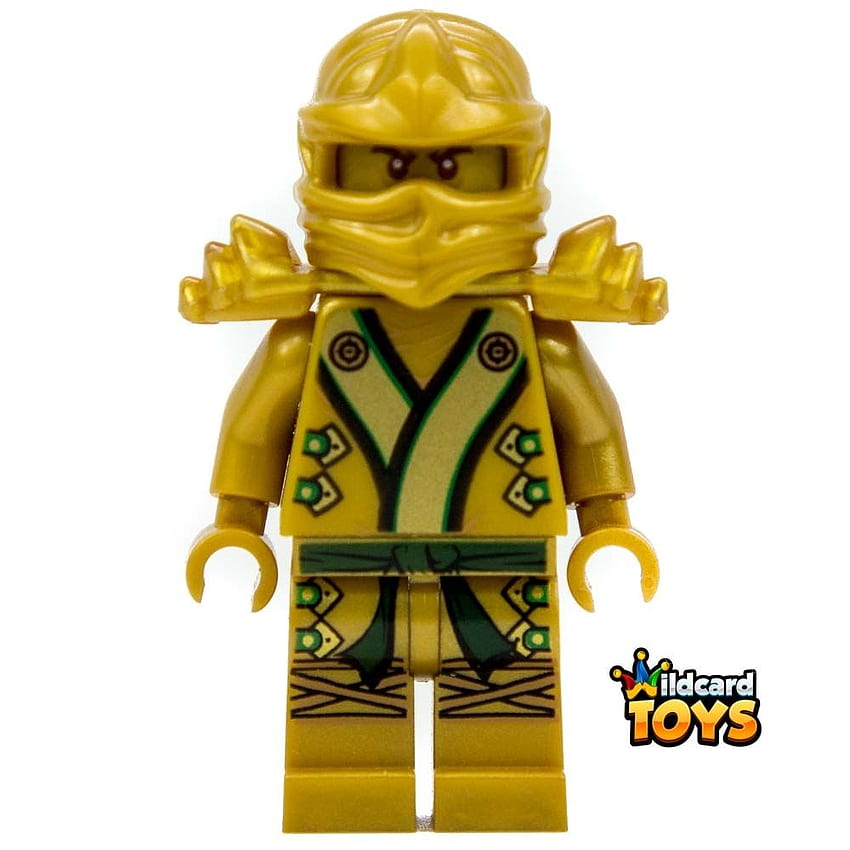 LEGO Ninjago Lloyd - Minifigura de kimono dorado Ninja fondo de pantalla del teléfono