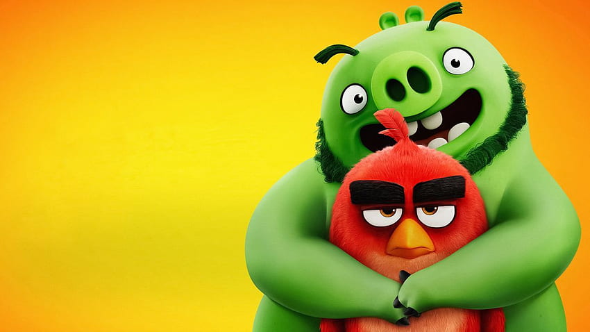 Филмът Angry Birds 2, Ред, Леонард, Анимация HD тапет