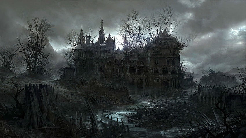 Haunted House for Computer, Haunted House Halloween HD wallpaper | Pxfuel