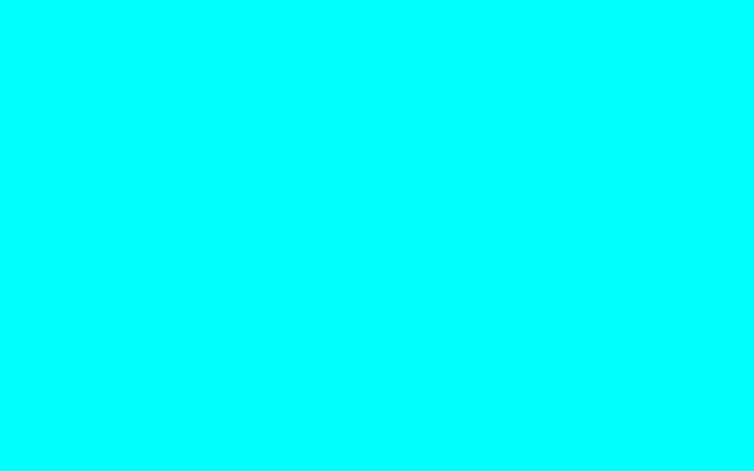 Cyjan jednolity kolor tła Tapeta HD