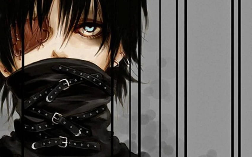 Manga Fan art Anime, emo male, comics, black Hair png | PNGEgg