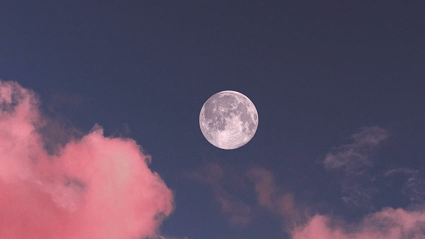 Pink Moon Aesthetic - Novocom.topnovocom.top, Pink Night HD wallpaper